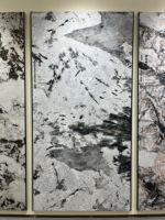 Échantillon de dalles en porcelaine 100x200mm, design moderne, 1200x2400mm, finition cristalline, effet marbre, pour sols extérieurs d'hôtels et villas