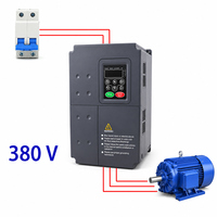 Variateur de fréquence 50 Hz 60 Hz 380 V, variateur AC écoénergétique pour applications de pompes, ventilateurs et compresseurs