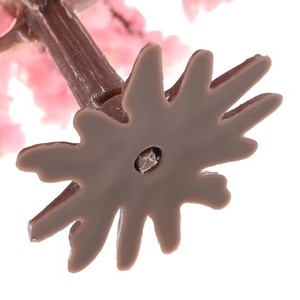 1 unidad de árboles de cerezo en flor, modelo de árbol floral para paisajes de trenes a escala, arquitectura, manualidades de mesa de arena DIY y adornos de paisajes para construcción - Product Image 4