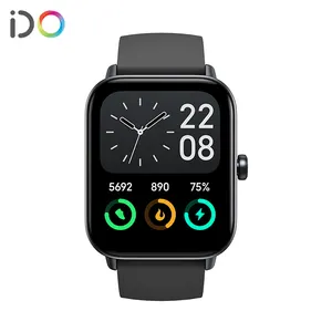 2024 IDW19 Smartwatch Unisex pantalla táctil completa deportes reloj inteligente Fitness Tracker con Bluetooth Smartwatch función de llamada