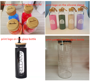 Borracce in Vetro Borosilicato a Doppia Parete da 20oz, 30oz, 40oz, Personalizzabili, Arcobaleno, per Viaggi, Senza BPA, Antigoccia, per Sublimazione - Product Image 6
