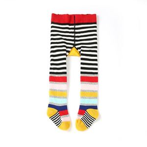 Opera d'arte personalizzata di design <span class=keywords><strong>collant</strong></span> per bambini Smile Face Multi colore morbido per bambini e bambine <span class=keywords><strong>collant</strong></span> a <span class=keywords><strong>righe</strong></span> classiche che ballano <span class=keywords><strong>collant</strong></span> - Product Image 2