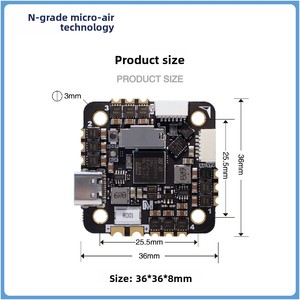 Micoair ตัวควบคุมการบิน <span class=keywords><strong>AIO</strong></span> H743 <span class=keywords><strong>35A</strong></span> AM32 4IN1 ESC 2-6S STM32H743 dual IMU รองรับ PX4 ardupilot สำหรับ fdrone PV - Product Image 2