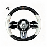 Volant de direction en fibre de carbone personnalisé, accessoires intérieurs de voiture pour Mercedes W204 W218 W214 W212 C63 Classe A Classe C Classe E