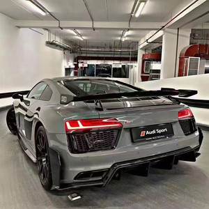 ชุดแต่งคาร์บอนไฟเบอร์สำหรับ Audi R8 ชุดแต่งคาร์บอนไฟเบอร์สปอยเลอร์ดิฟฟิวเซอร์หน้า สเกิร์ตข้าง - Product Image 4