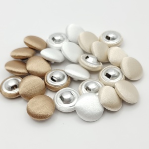 Hot bán satin vải bao phủ nhựa Shank nút cho nút may mặc với vải Bìa - Product Image 1