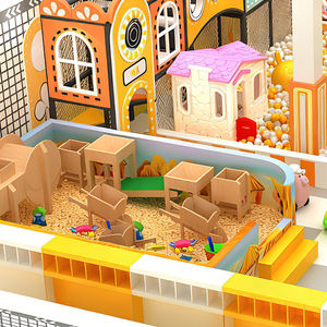 Parque Infantil Comercial Personalizable con Temática de Ciudad Naranja Cálida, con Piscina de Pelotas y Piscina de Arena para FECs - Product Image 3