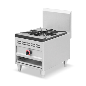 Cuisinière professionnelle à gaz GPL 2 brûleurs avec capuchons <span class=keywords><strong>de</strong></span> brûleurs émaillés pour usage hôtelier, cadre <span class=keywords><strong>de</strong></span> <span class=keywords><strong>cuisson</strong></span> avec surface en acier inoxydable - Product Image 2
