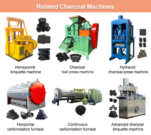 Machine de fabrication de biochar Machine de fabrication de charbon de bois de sciure de bois de four de carbonisation de noix de coco et de palmiste - Product Image 5