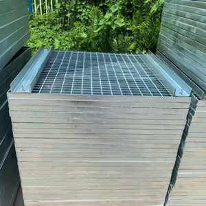 Grille en acier pour pont, portes, enclos pour bétail, 4x8, marche de 1 m, escalier, acier inoxydable, 25 mm, grille en acier pour pont - Product Image 6