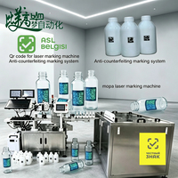Machine de marquage laser UV double anti-contrefaçon pour codes internes et externes GS1 DataMatrix pour ligne de production de flacons cosmétiques – Un article, un code