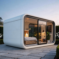 Maison conteneur Apple de haute qualité, style moderne et luxueux, avec balcon, maison conteneur préfabriquée.