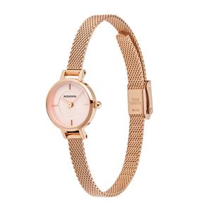 Reloj de Moda de Lujo para Mujer con Nombre de Empresa Personalizado, Esfera de Cristal, Movimiento de Cuarzo, Correa de Malla y Diseño de Caja Elegante - Product Image 2