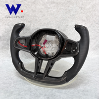Volant en cuir et fibre de carbone personnalisé en forme d'avion pour BMW X3 G01 X4 G02 X5 M3 X6 G80 M4 G82 G05 G11 G20 G30 Z4 G29