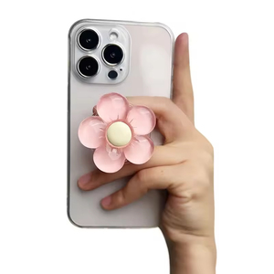 3D Cute Transparent Flower Bow Design Folding Finger Ring Phone <strong>Holder</strong> for <strong>iPhone</strong> Supports Pocket Stand Bracket - Product Image 4