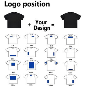 ZewuMen's 2025 весна-лето 260 г футболка из чистого хлопка в стиле ретро Модная молодежная свободная однотонная Европейская футболка - Product Image 2