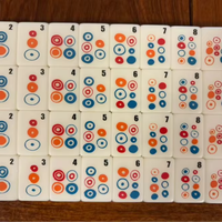 Ensemble de mahjong américain en acrylique de luxe, 152 tuiles standard avec support, kit de jeu familial haut de gamme