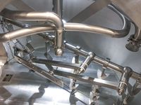 Équipement de brassage de bière, cuve de fermentation 100L, cuve sous pression SUS304, finition miroir, système de brassage automatique PLC PID, vente