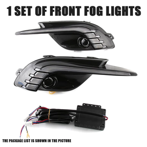 Xe DRL Cho Mazda 3 Axela 2017 2018 2019 LED Ban Ngày Chạy Ánh Sáng Đèn Sương Mù Bìa DRL Lần Lượt Tín Hiệu <span class=keywords><strong>12V</strong></span> Ánh Sáng Ban Ngày Phụ Tùng Ô Tô - Product Image 4