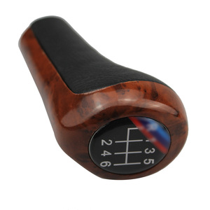 Poignée de levier de vitesse de voiture en plastique imitation bois 5 6 vitesses ergonomique pour BMW - Product Image 2