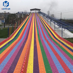 Parco divertimenti parco <span class=keywords><strong>giochi</strong></span> 1/<span class=keywords><strong>2</strong></span>/3/4 corsie ospitare molte <span class=keywords><strong>persone</strong></span> piccole o grandi a grandezza naturale arcobaleno scivolo a secco <span class=keywords><strong>per</strong></span> la vendita - Product Image 5