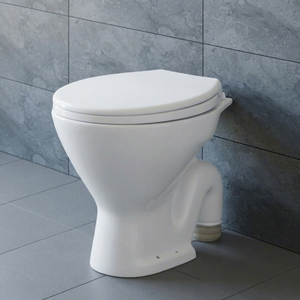 WC mural monobloc en céramique de qualité export, à chasse d'eau dissimulée, pour acheteurs en gros - Product Image 4