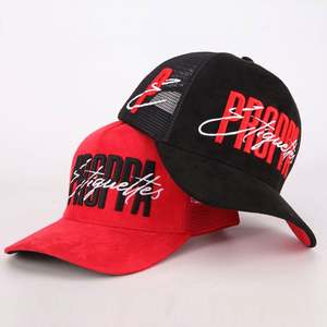 Gorra Trucker de Terciopelo Personalizada de Alta Calidad con Logotipo Bordado en 3D de 5 Paneles, con Malla, Estilo Hip Hop Y2K para Ciclismo - Product Image 5