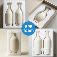 Insert d'emballage protecteur en mousse EPE personnalisé, amortisseur de chocs, doublure en mousse pour marchandises fragiles, emballage d'expédition interne