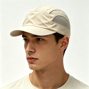 5 Panel Quick Dry Running Cap Breathable Canvas Side Outdoor Sports Casual Camp <b>Hat</b> Lightweight Travel Hiking Unisex Custom - Product Image 1
