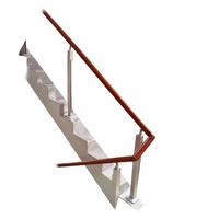 Système de garde-corps en verre en acier inoxydable 316, main courante d'escalier sans cadre pour terrasse de piscine extérieure et balcon