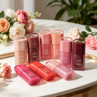 8 Warna Lip Gloss Cermin Melembapkan 12 Jam Tahan Lama Kompleks Air & Minyak Lip Glaze Kosmetik