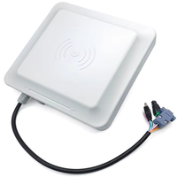 Lector de Tarjetas RFID UHF de 7dbi, 2 a 6 Metros de Alcance, Lector de Control de Acceso de Largo Alcance, USB, Lector/Escritor Inteligente Sin Contacto de Larga Distancia