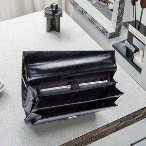 ODM mallette pour ordinateur portable sac de messager d'affaires en PU étanche pour hommes avec mallette rigide style enveloppe mallette - Product Image 2