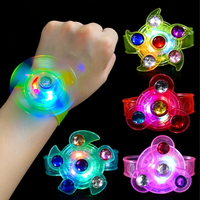 Bracelet lumineux LED clignotant pour enfants, idéal pour les fêtes, anniversaires, soirées et carnavals