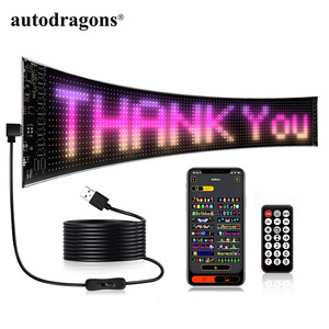 Panneau LED matriciel programmable RGB pour voiture Autodragons 898 x 192 mm, avec animation LED, pour camion - Product Image 5