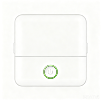 Machine d'impression d'étiquettes autocollantes en papier avec gravure laser de forme carrée, logo personnalisé, pour étudiants, usage au bureau, mini imprimante thermique portable