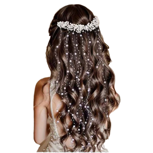 NianCan New European-style Pearl <strong>Hair</strong> Comb Handmade Headpiece Pearl <strong>Bridal</strong> Wedding <strong>Hair</strong> Accessory Wedding Dress <strong>Hair</strong> <strong>Band</strong> - Product Image 1