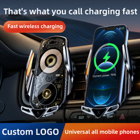Chargeur de haute qualité, chargeur sans fil rapide, support de téléphone pour voiture, chargeur sans fil magnétique pour voiture, stations portables sans fil