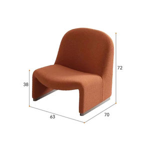 Sofá individual nórdico, moderno, sencillo, para el hogar, sala de estar, silla de ocio, Internet, Popular, diseñador creativo, aplicación de comedor, silla de colina - Product Image 6