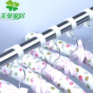 Mei Man <b>Clothes</b> <b>Rack</b> Hooks 17-28mm Plastic Windproof Single Hook For Small Pipes Garment Storage - Product Image 1
