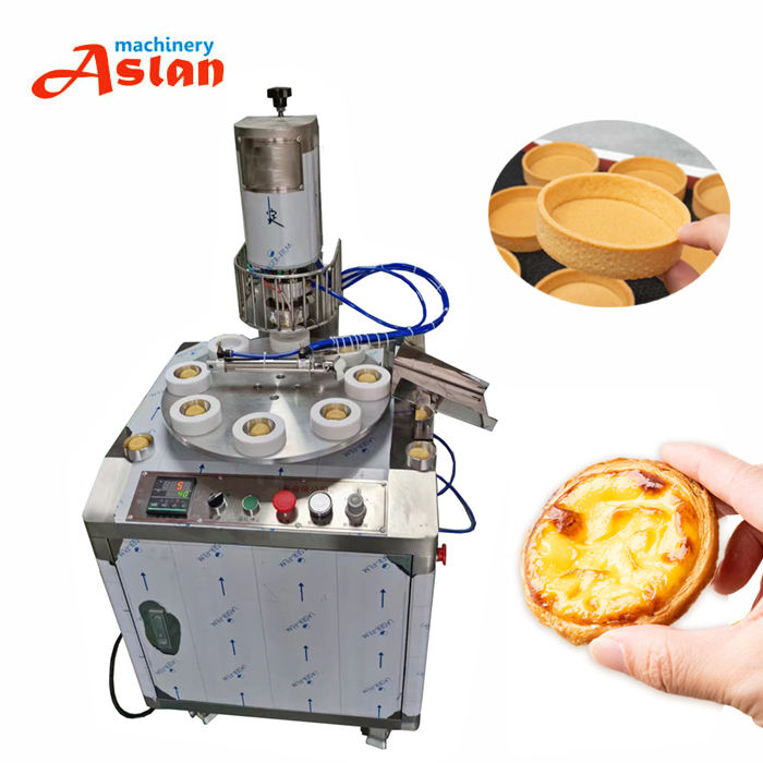 Desert Chinese Egg Tart Shell Making Machine Crispy Portuguese Egg Tart ...