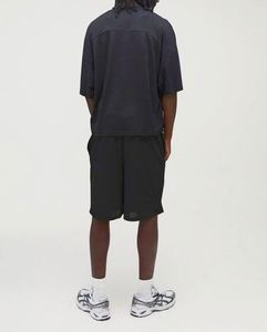 Black Oversized Boxy Mesh <b>Batwing</b> 44 Hockey <b>Top</b> and Short Set 100% Cotton Sweat Sets Unisex Fitness Tracksuit - Product Image 2