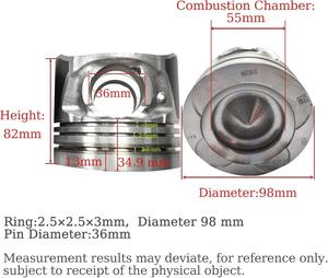 Pièces de moteur diesel D1146 pour machines de construction, marque OEM d'origine 65.02501-0507, garantie 1 an pour Daewoo Develon Doosan - Product Image 5