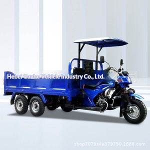 Tricycle motorisé à carrosserie ouverte, robuste, transfrontalier, best-seller, direct usine, refroidi par eau, <span class=keywords><strong>moto</strong></span> cargo 400 kg - Product Image 3