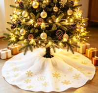 Tissu en velours côtelé 100 % polyester tricoté doux rouge vif 200 g/m² écologique léger respirant imprimé feuille métallisée pour Noël festif