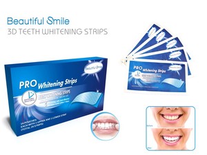 Sabor a menta 6% HP Beautiful Smile Elastic doble gel tiras de blanqueamiento de dientes - Product Image 5