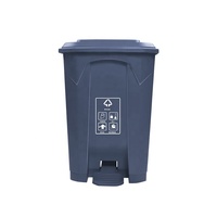 LYPALLETS Harga Murah 50L 30L Tempat Sampah Kecil Luar Ruangan Tempat Sampah Plastik Tempat Sampah Rumah Sakit
