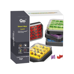 Rompecabezas curvos mini para niños, rompecabezas de colores, juegos de mesa, entrenamiento de observación y atención, juguetes educativos lógicos portátiles - Product Image 2