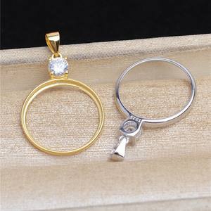 Soporte para Perlas Mabe Estilo Princesa, 19 mm, Soporte Grande para Perlas Mabe 6858 para Fornituras de Joyería 5500 - Product Image 2