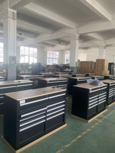 9 ngăn kéo công cụ di động Tủ ngực với bánh xe làm việc xe đẩy với bàn làm việc cán công cụ tủ - Product Image 6